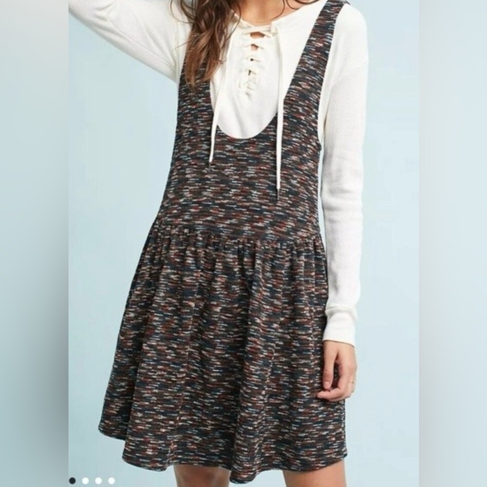 Anthropologie Maeve Knit Jumper Skirt Size Small